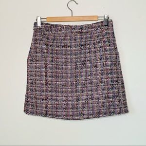 Tweed Multi-Color Skirt